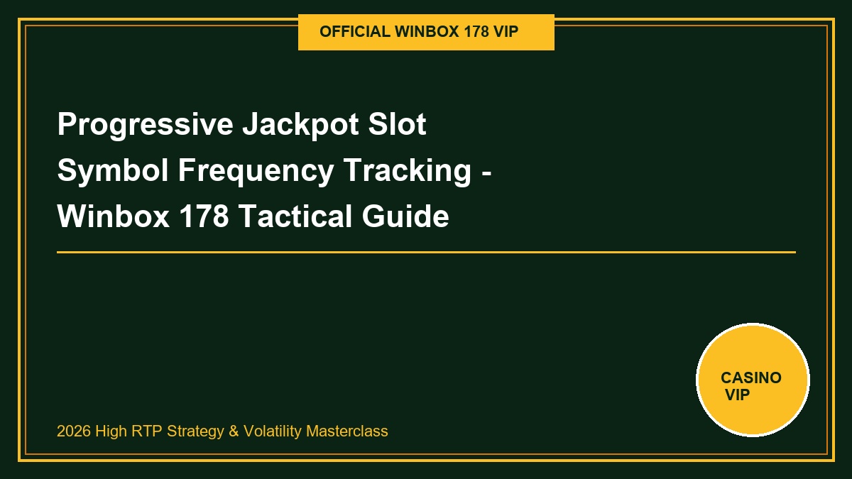 Vworld178 Progressive Jackpot Pool Analytics